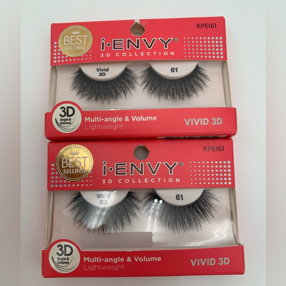 2 pack I-ENVY Vivid 3D Eyelashes